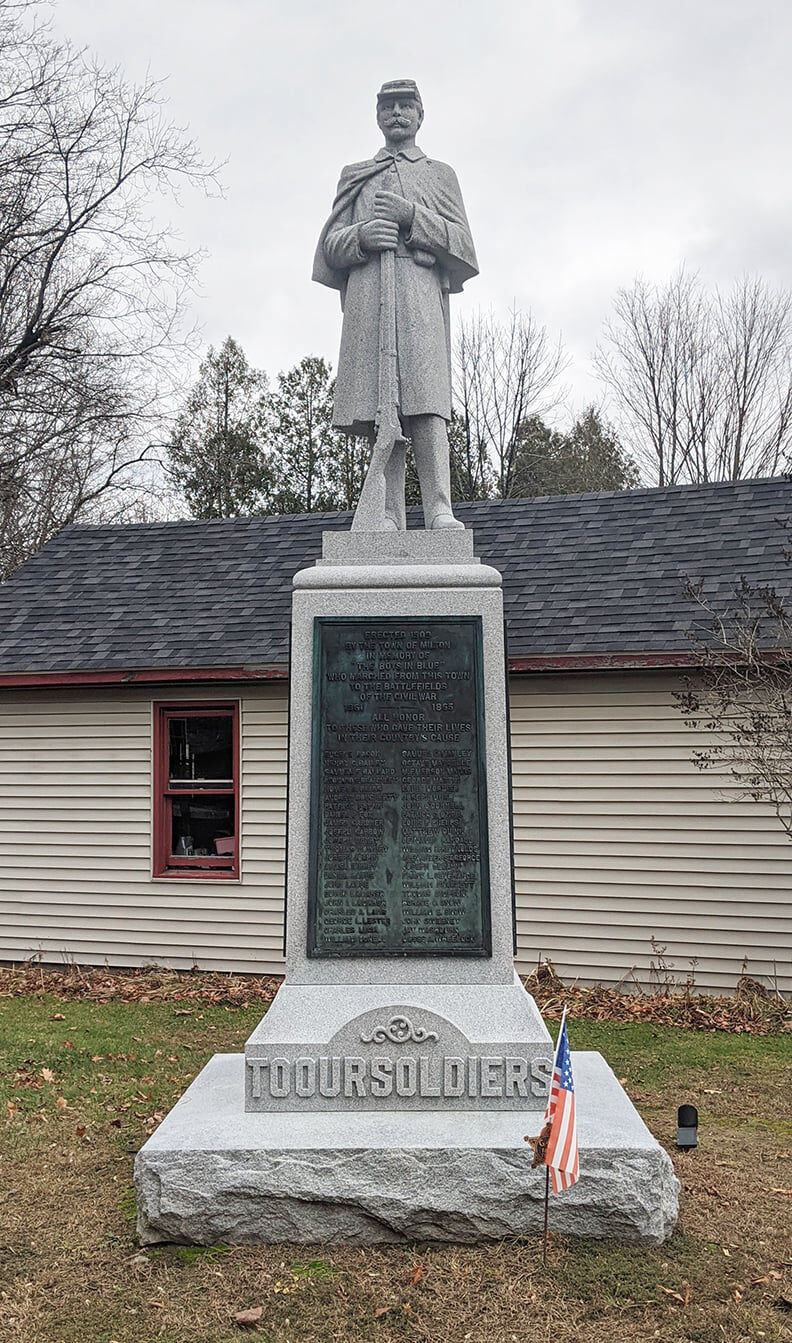 Milton's Civil War Soldiers monument